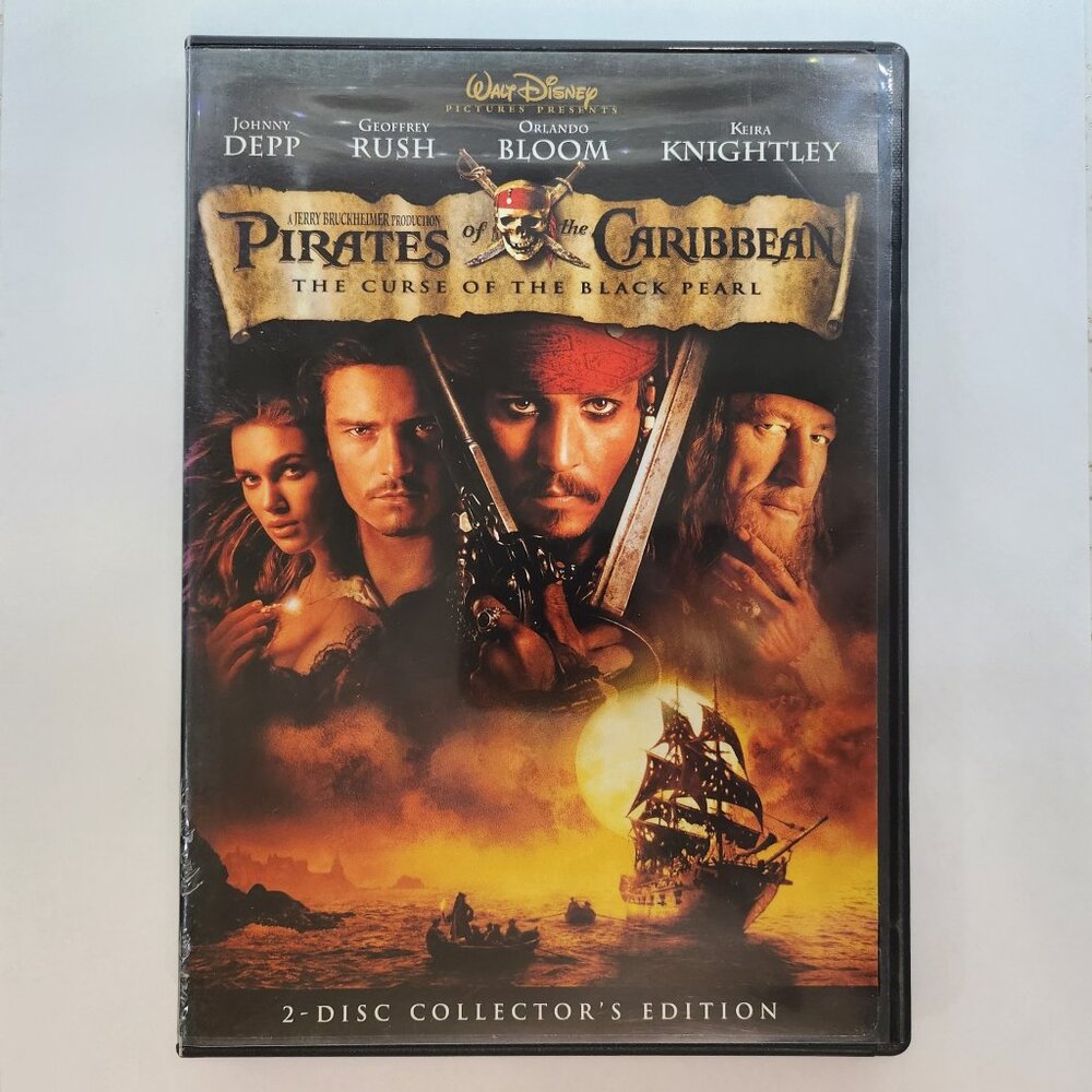 Pirates of the Caribbean Curse of the Black Pearl DVD Movie